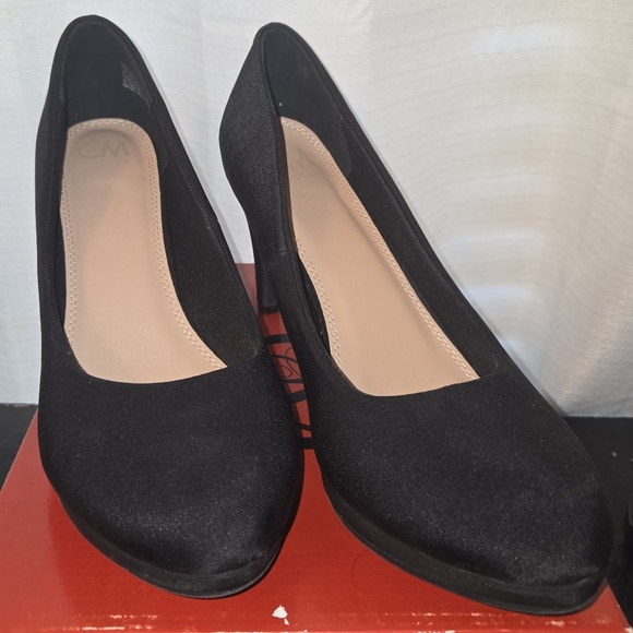 Women's Heels, Black, 9.5 Size. Chelsea Moreland Brand. Dressy Pretty Sexy Shoes - Picture 4 of 5